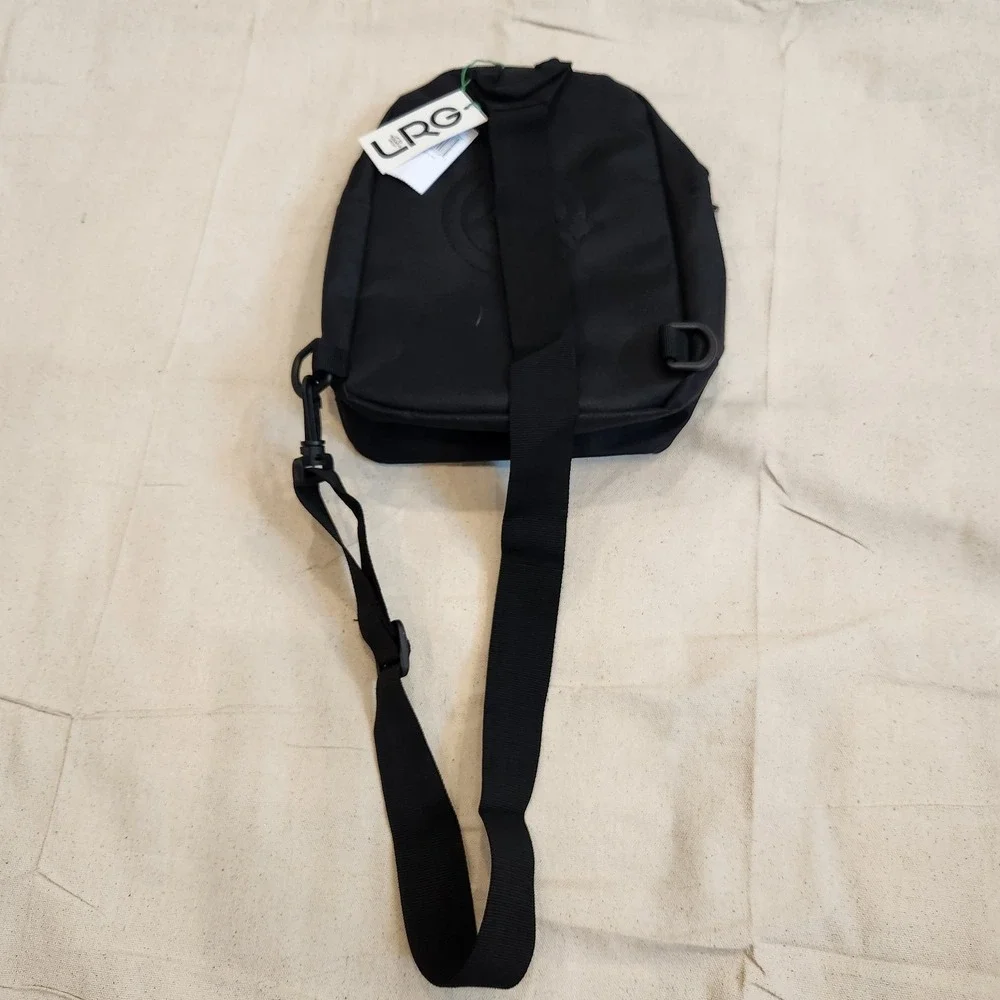 New LRG Lifted Research Group Lifecycle Sling Bag Black Crossbody Pack